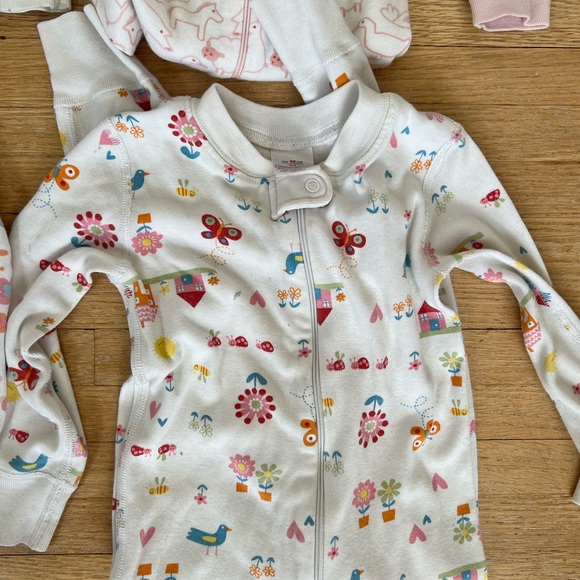 Lot of 4 Hanna Andersson Organic Cotton Pajamas - Picture 3 of 7